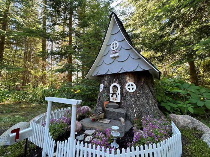 I Made A Tree Stump House I Made A Tree Stump House