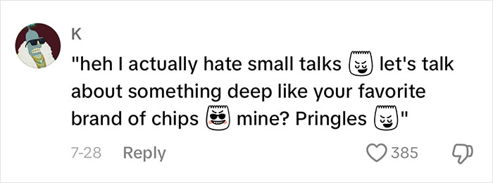 Man Asks Date To Talk About “Real Things”, Ruins Everything As He Has Nothing To Say Himself Man Asks Date To Talk About “Real Things”, Ruins Everything As He Has Nothing To Say Himself
