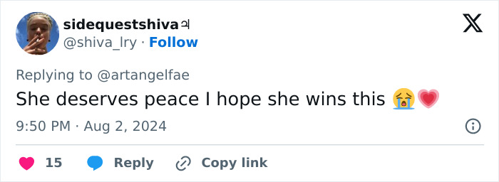 Social media post discussing legal battle over Elon Musk and Grimes' kids.