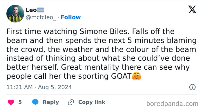 Simone Biles Slips Off Balance Beam And Misses Medal As Fans Blame Shushing Crowd