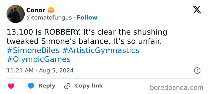 Simone Biles Slips Off Balance Beam And Misses Medal As Fans Blame Shushing Crowd