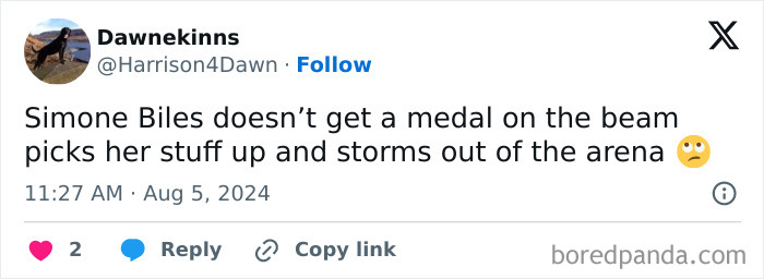 Simone Biles Slips Off Balance Beam And Misses Medal As Fans Blame Shushing Crowd