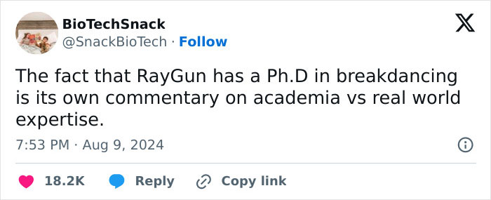 Australian Breakdancer’s Academic Background Exposed Amid Controversial Olympic Routine Australian Breakdancer’s Academic Background Exposed Amid Controversial Olympic Routine