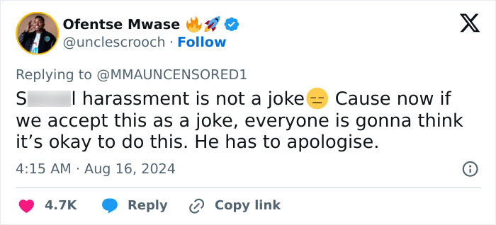 Female Fighter Appalled After Male Opponent Forcibly Kisses Her On Camera