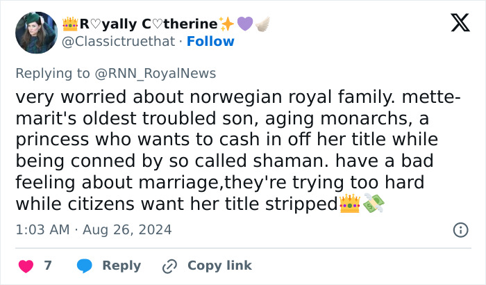 Royal Wedding Between Clairvoyant And Shaman Moving Ahead Despite Princess&rsquo; Son&rsquo;s Many Scandals