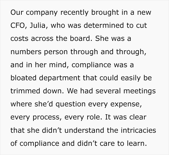 Worker Maliciously Complies With CFO’s Lay-Offs Until She Realizes She Made A Huge Mistake Worker Maliciously Complies With CFO’s Lay-Offs Until She Realizes She Made A Huge Mistake