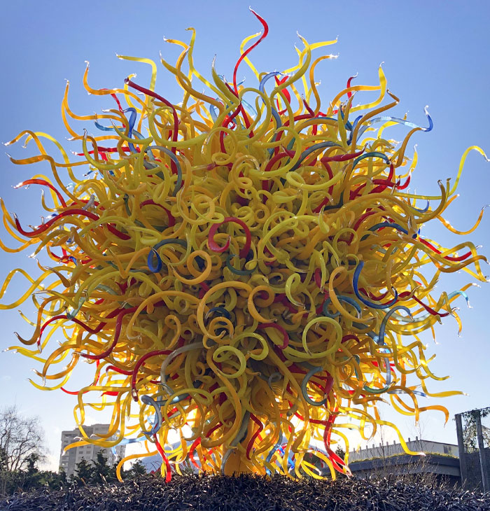 All Separate Blown Glass Pieces. Chihuly Glass Museum, Seattle