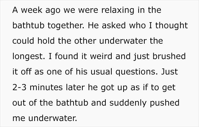 BF Holds His Partner Underwater, Is Surprised She Is Shaken And Upset BF Holds His Partner Underwater, Is Surprised She Is Shaken And Upset