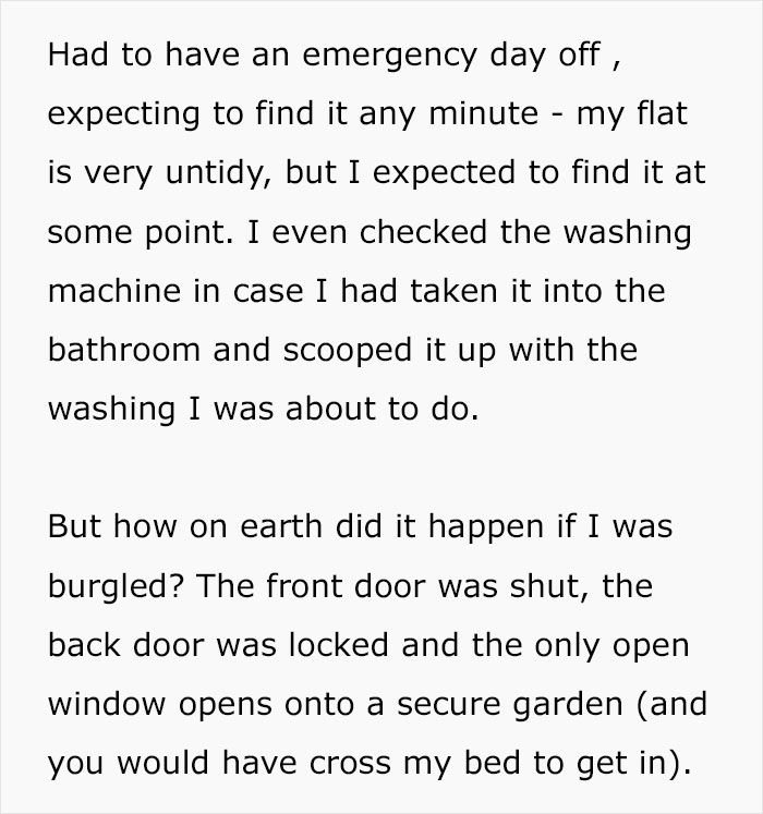 Woman Feels She&rsquo;s Being Robbed As Her Stuff Keeps Vanishing, Realizes She Was Right All Along