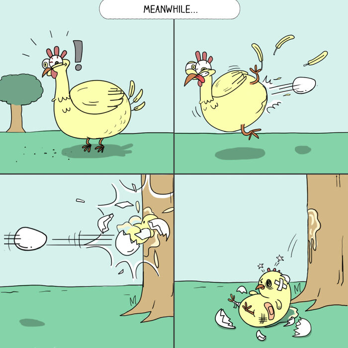 23 Hilarious Comics With Unexpected, And Sometimes Dark Endings By Spaceboycantlol (New Pics)