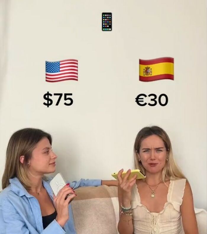 Two Women Compare The Living Costs Between The US And Spain, Are Surprised By The Differences Two Women Compare The Living Costs Between The US And Spain, Are Surprised By The Differences