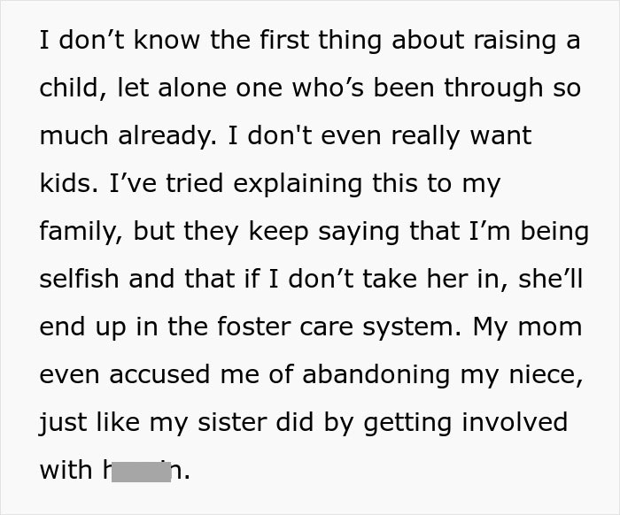 Parents Accuse Daughter Of Abandoning Sister's Baby After She Refuses To Adopt Her