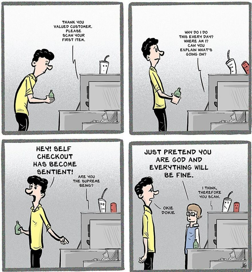 61 Humorous Comics By Stephen Beals Illustrating Absurd Situations Retail Workers Face Daily (New Pics)