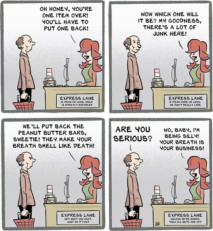 61 Humorous Comics By Stephen Beals Illustrating Absurd Situations Retail Workers Face Daily (New Pics)