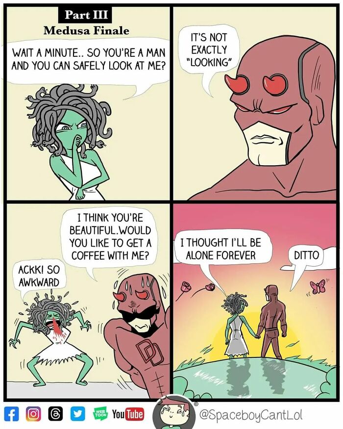 23 Hilarious Comics With Unexpected, And Sometimes Dark Endings By Spaceboycantlol (New Pics)