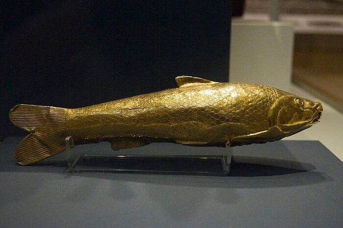 The Gold Fish Vessel, Dating Back To The 5th-4th Century Bce, Is A Remarkable Artifact From The Achaemenid Period