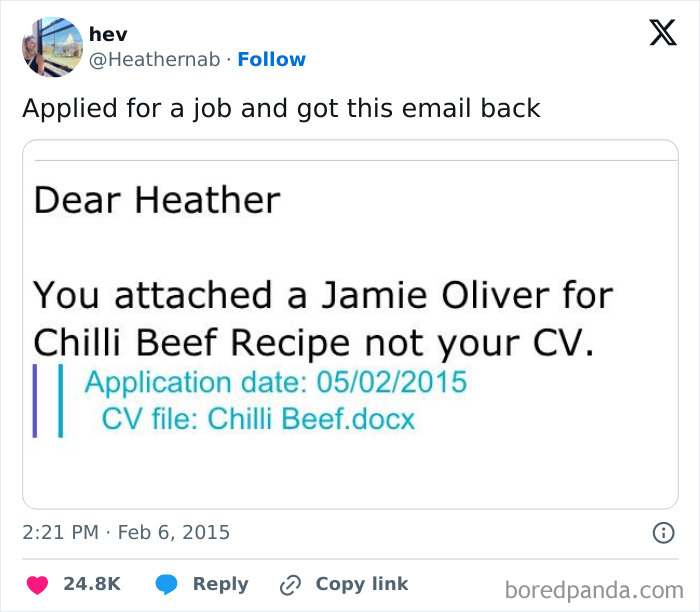 If The Recipe Was Good, They Should Have Hired You Anyway