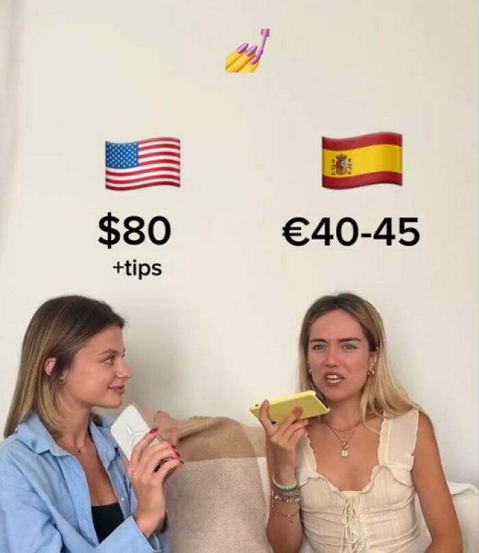 Two Women Compare The Living Costs Between The US And Spain, Are Surprised By The Differences Two Women Compare The Living Costs Between The US And Spain, Are Surprised By The Differences