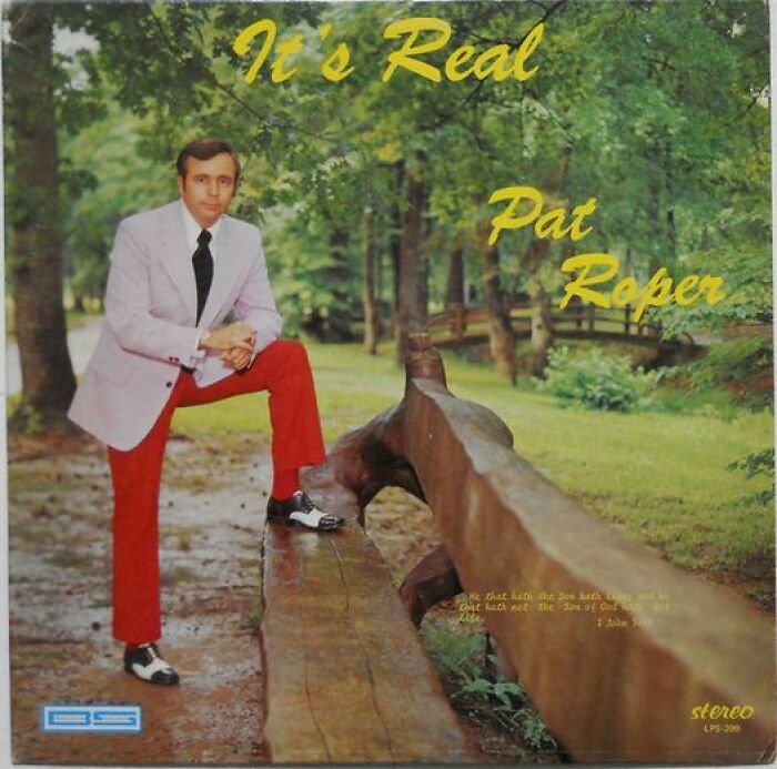 As Opposed To All Those Fake Pat Ropers. Accept Only The Authentic Red Pants Seal Of Quality