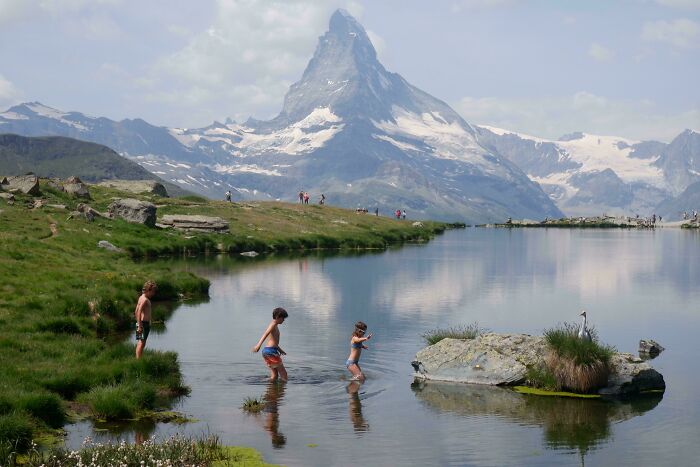 While Hiking In Switzerland…