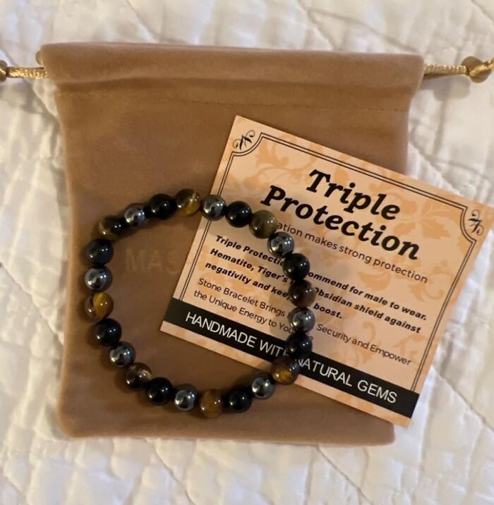 A Tiger's Eye Bracelett Might Just Give You That Little Extra Protection You Didn't Know You Needed