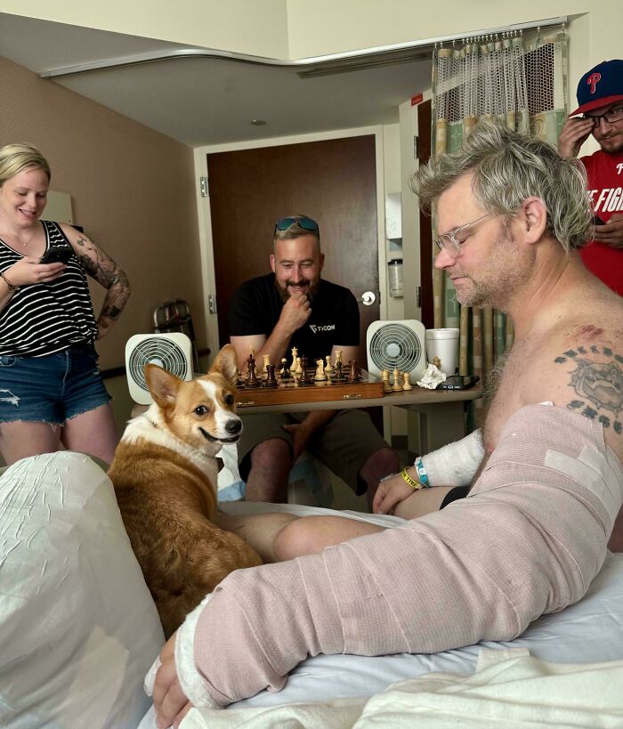 Friends Visiting My Husband In The Hospital