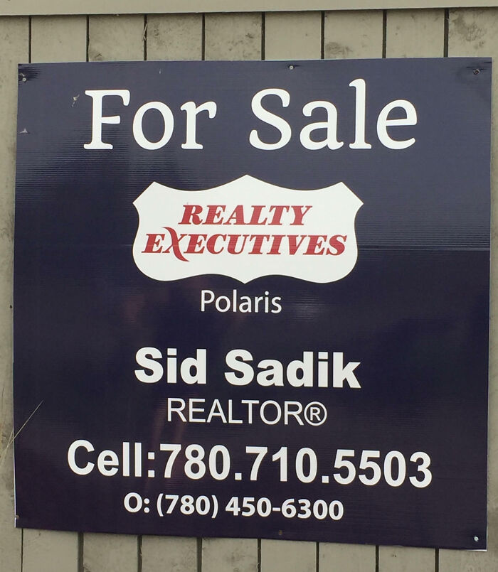 Everything About The Design Of This Sign