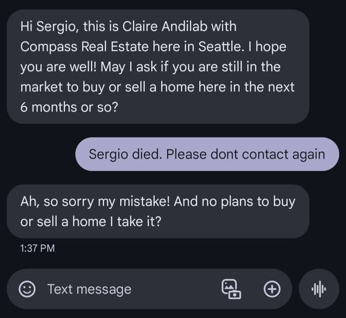Sorry You Died, Do You Still Want To Sell?