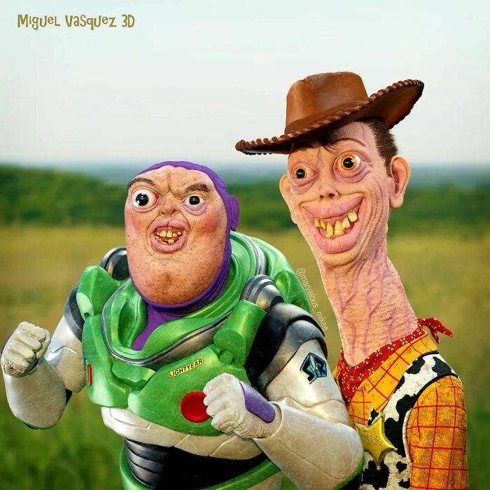 Woody And Buzz Lightyear From Toy Story