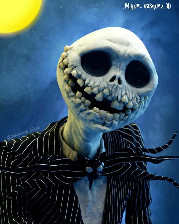 Jack Skellington From The Nightmare Before Christmas