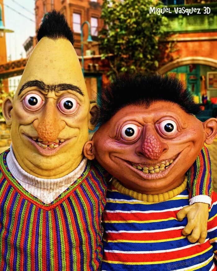 Ernie And Bert From Sesame Street
