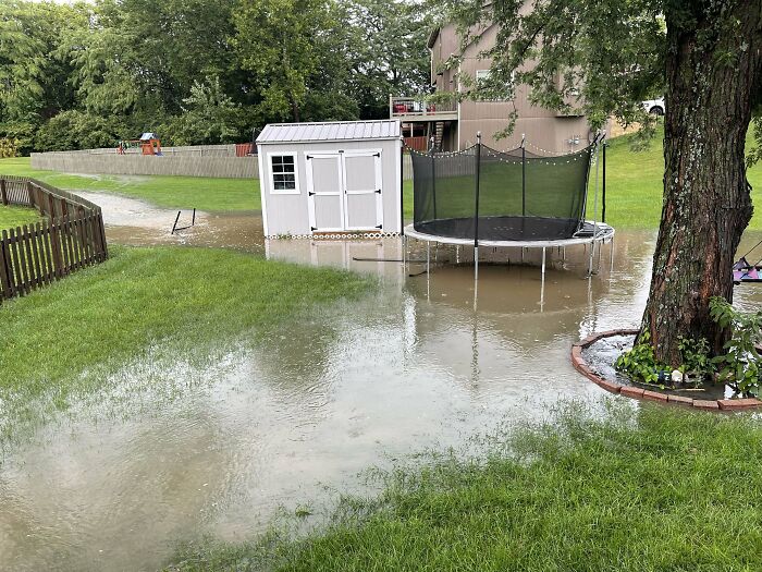 My Yard Floods When We Get Heavy Rain Even With A Storm Drain Back There