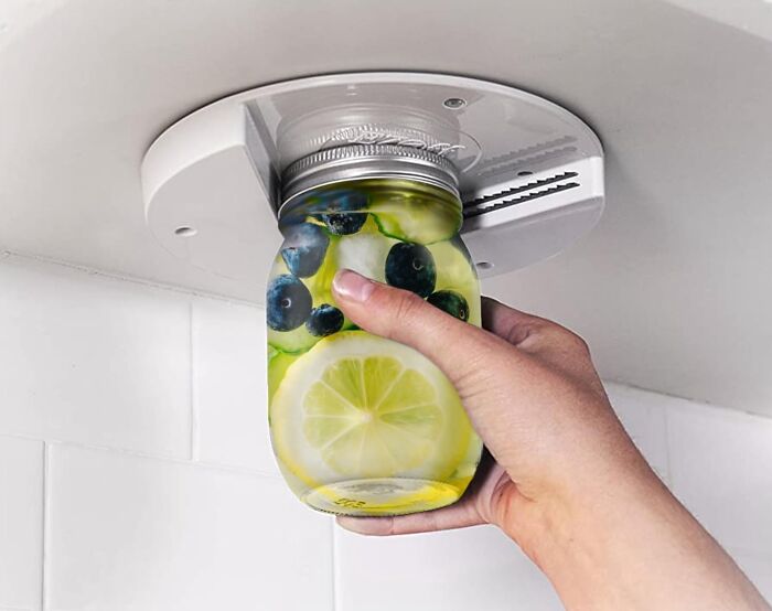 This Under Cabinet Jar Opener Is A Game-Changer For Anyone Who's Ever Struggled With Stubborn Lids, Turning Even The Tightest Jars Into A Piece Of Cake (Or A Delicious Jar Of Pickles)