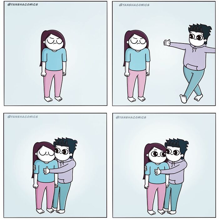 Heartwarming Comics: Aaryansha Sinha’s Charming Sketches Of Everyday Love