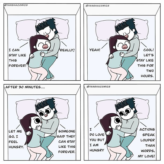 Heartwarming Comics: Aaryansha Sinha’s Charming Sketches Of Everyday Love