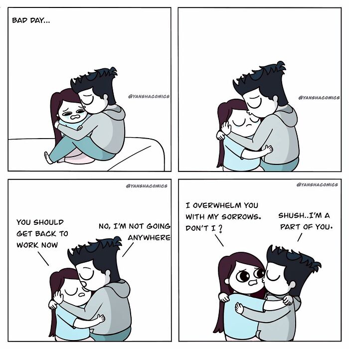 Heartwarming Comics: Aaryansha Sinha’s Charming Sketches Of Everyday Love