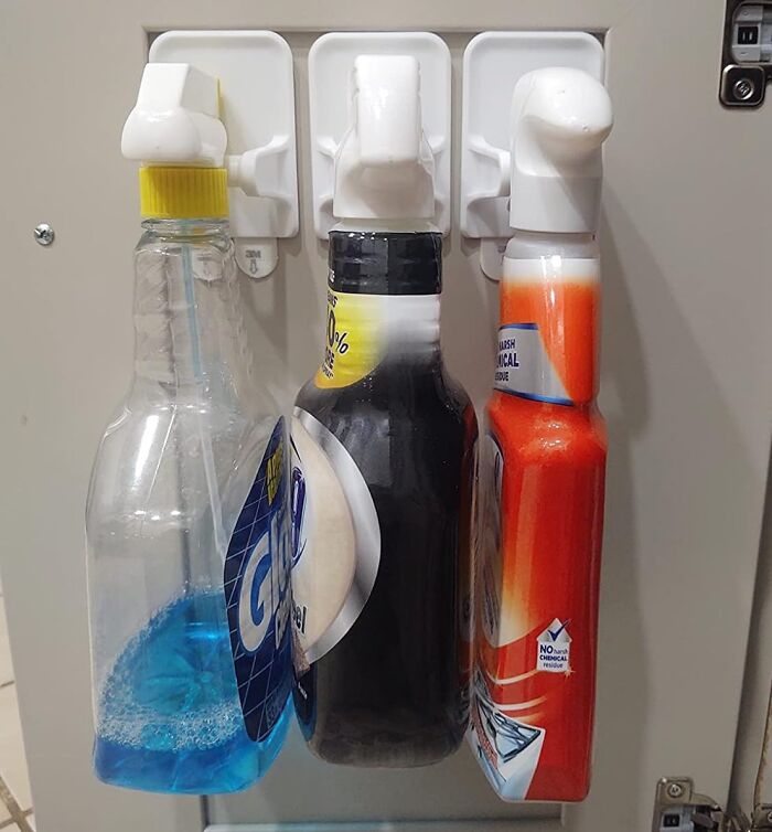 Your Spray Bottles Will Be Hanging Out In Style (And Within Easy Reach) Thanks To These Clever Command Hangers