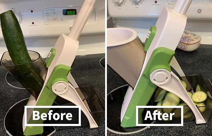 This Safe Mandoline Slicer Is The Kitchen Gadget That Will Make You A Julienning Champion Without Sacrificing Any Fingertips!