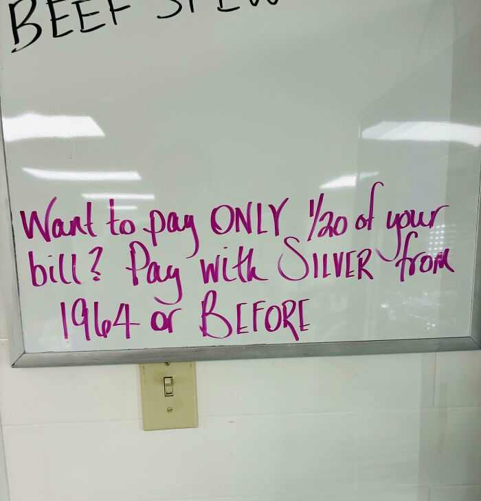 This Restaurant Will Give You A 95% Discount If You Pay With Pre-1964 Silver