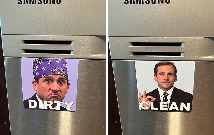 A Clean And Dirty Magnet Is The Passive-Aggressive Referee Your Dishwasher Needs, Settling Those "Is It Clean Or Dirty?" Debates Once And For All