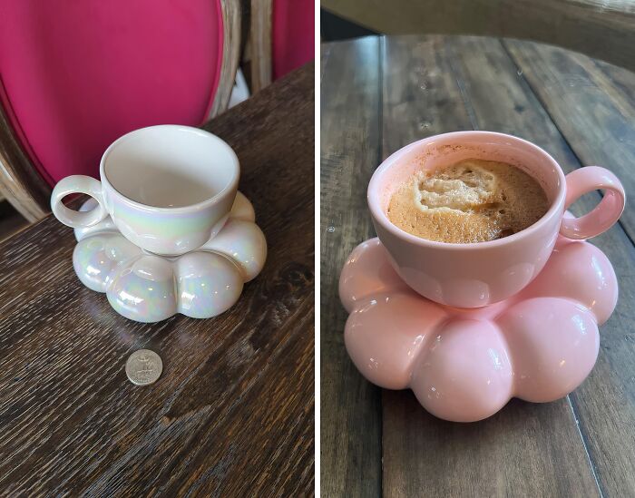 This Coffee Mug Must Be What Carly Simon Meant When She Sang "I've Got Clouds In My Coffee"