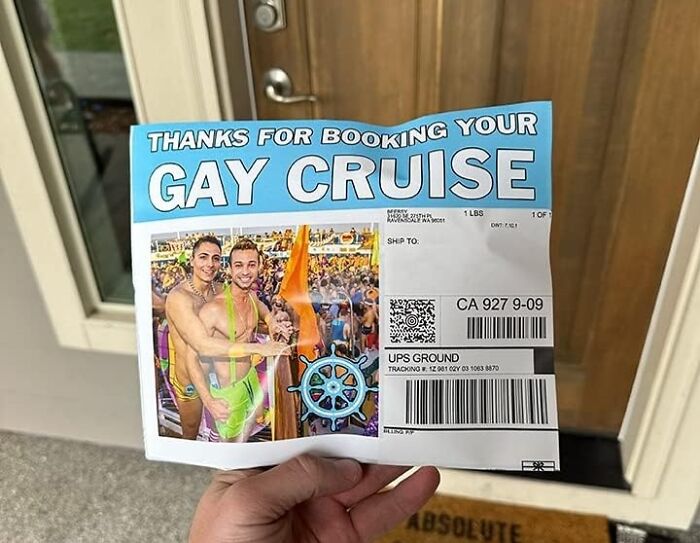 A Gay Cruise Prank Package Will Have Your Friends Questioning Their Life Choices (And Maybe Their Travel Agent)