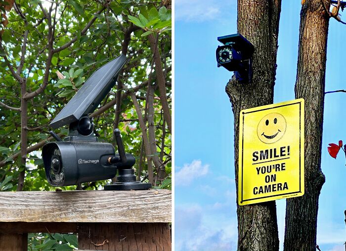  Solar Battery Powered Fake Security Camera Is The All-Seeing Eye That Keeps Your Home Safe Even When The Power Is Out