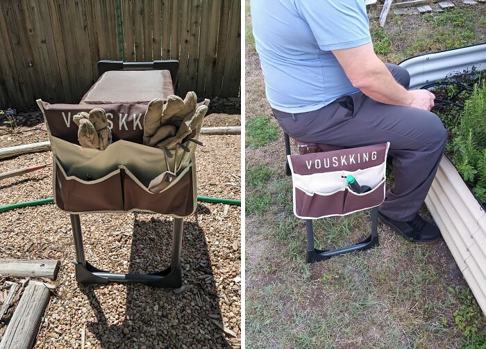 A Foldable Garden Kneeler And Seat Is A Gardener's Best Friend, Saving Your Knees From The Dirt And Your Back From Those "Oops, I've Been Weeding For Hours" Aches