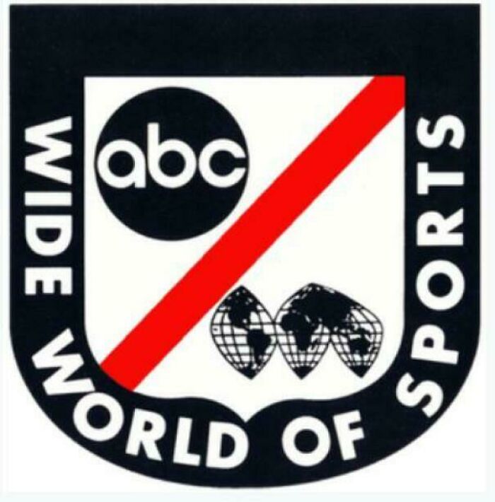 abc logo with red diagonal line and globe icons, representing wide world of sports for creaking joints nostalgia