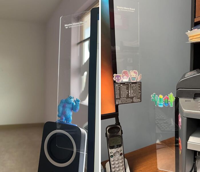 Never Forget A Brilliant Idea (Or A Grocery List) Again! These Monitor Memo Boards Are The Perfect Way To Keep Your Thoughts Organized And Visible, Right Where You Need Them