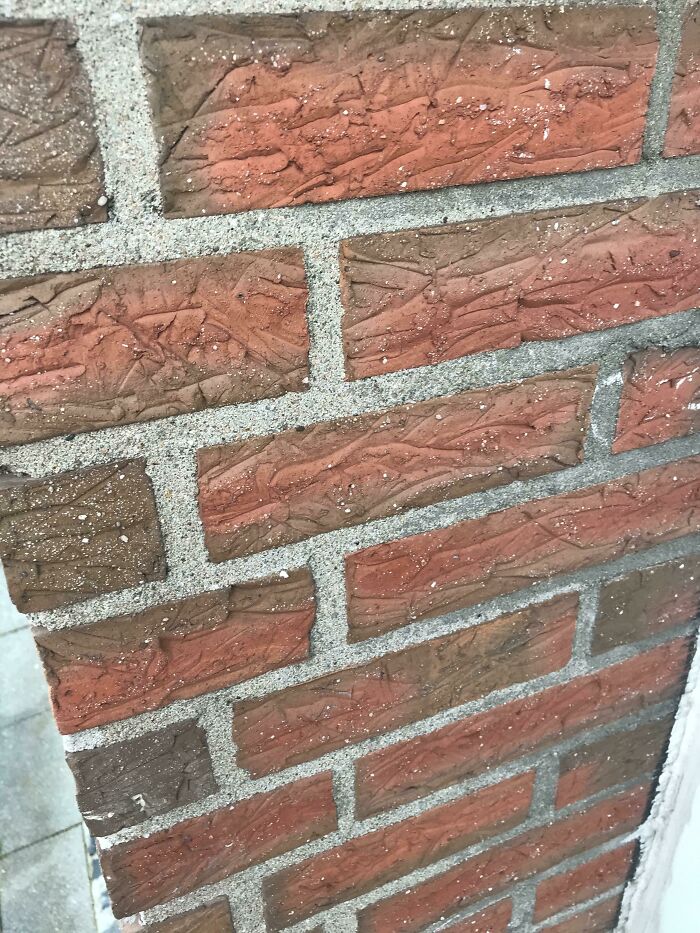 This Brick Wall That Looks Like Medium-Rare Steaks