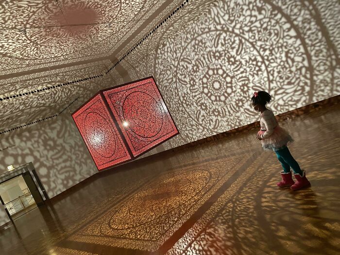 "All The Flowers Are For Me" Exhibit By Anila Quayyum Agha (Cincinnati Art Museum)