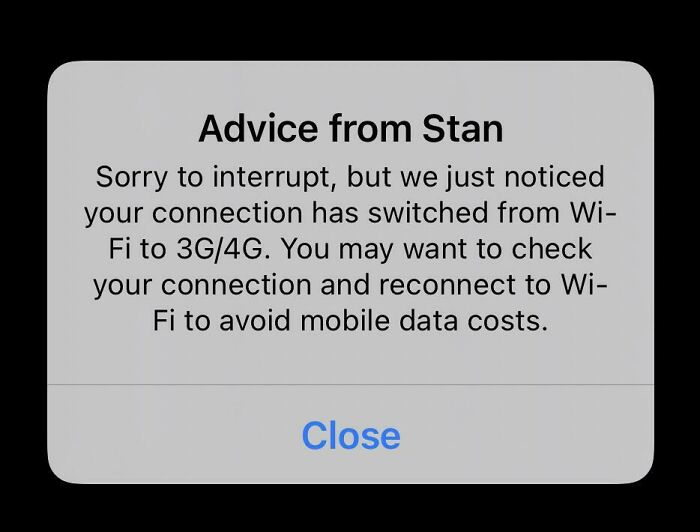Streaming Service Letting You Know When The WiFi Drops Out To Avoid Data Costs