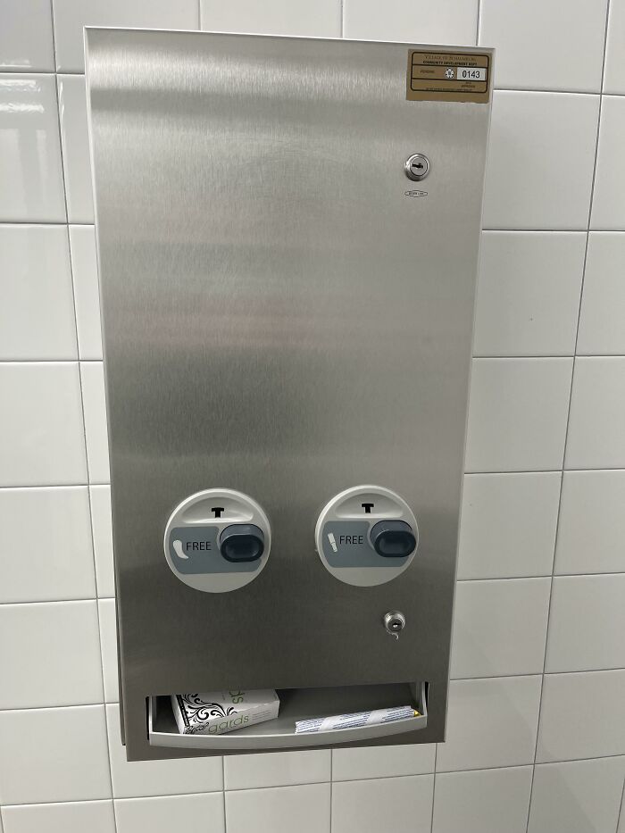 Free Feminine Hygiene Products In IKEA Bathroom